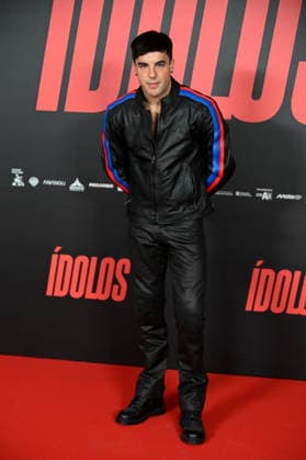 Photocall of the movie Ídolos in Madrid Actor Óscar Casas presents the movie Ídolos at the VP Hotel in Madrid, January 15, 2026, in Madrid Spain Ídolos is set in the fascinating world of the MotoGP™ World Championship and explores the human relationship between a father and his son IDOLOS CINEMA PHOTOCALL MOVIE ANA MENA ÓSCAR CASAS ROMANCE COUPLE JANUARY 15, 2026 José Madrid Madrid Madrid Espana  Copyright: xJosÃ xOlivax 7220534