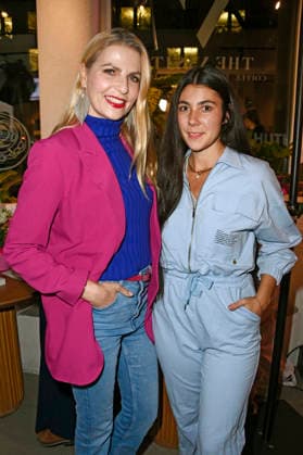 Tanja Bülter and Anastasia Barner at the launch of the book Grow Glow by Victoria Jancke at The Visit Coffee, Roastery Eatery Kudamm Berlin, 14 01 2026 Foto:xN.xKubelkax xFuturexImagex grow_6132
