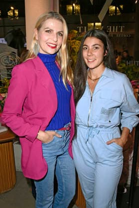 Tanja Bülter and Anastasia Barner at the launch of the book Grow Glow by Victoria Jancke at The Visit Coffee, Roastery Eatery Kudamm Berlin, 14 01 2026 Foto:xN.xKubelkax xFuturexImagex grow_6133