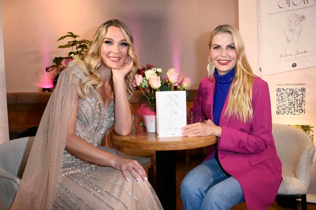 Victoria Jancke and Tanja Bülter at the launch of the book Grow Glow by Victoria Jancke at The Visit Coffee, Roastery Eatery Kudamm Berlin, 14 01 2026 Foto:xN.xKubelkax xFuturexImagex grow_6137