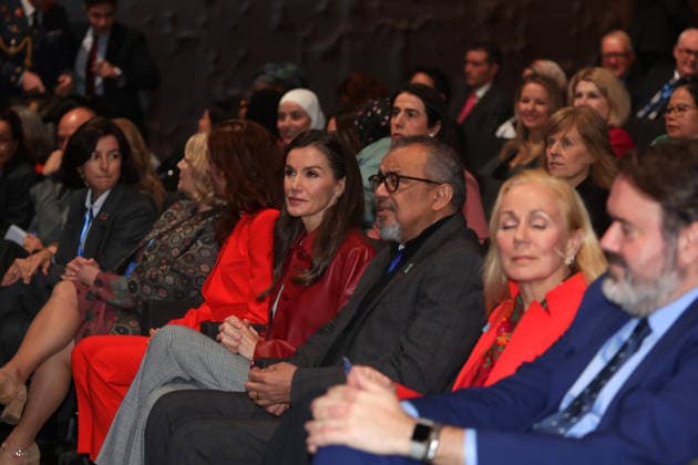 Queen Letizia chairs the Global Caregivers Forum Spanish Minister of Health, Monica Garcia, and Queen Letizia attend the Global Caregivers Forum organized by UNICEF and WHO at CaixaForum Madrid, January 15, 2026, in Madrid Spain The Global Caregivers Forum will bring together leaders, experts and organizations to develop a roadmap for expanding parenting programs around the world QUEEN LETIZIA UNICEF GLOBAL CAREGIVERS FORUM JANUARY 15, 2026 José Ramó Madrid Madrid Spain  Copyright: xJosÃ xRamonxHernandox 7220668
