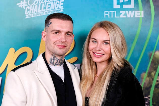 Reality TV participant Eric Stehfest and his girlfriend TV actress Franziska Temme at the premiere of the reality format Couple Challenge The strongest team wins by RTL2 at the Cinenova cinema Cologne, 14 01 2026 NRW Germany Copyright: xChristophxHardtx