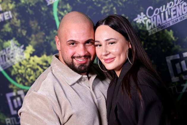 TV actress Alessia Herren and her husband Can Nitkewitz at the premiere of the reality format Couple Challenge Das stärkste Team gewinnt by RTL2 at the Cinenova cinema in Cologne, 14 01 2026 NRW Germany Copyright: xChristophxHardtx