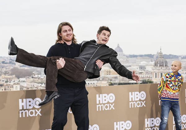 HBO Max Italy hosts photocall in Rome ROME, ITALY - JANUARY 15: (L-R) Peter Claffey, Shaun Thomas and Dexter Sol Ansell attend the HBO Max Italy photocall at Hotel De La Ville on January 15, 2026 in Rome, Italy Primo Barol Anadolu Rome Italy. Editorial use only. Please get in touch for any other usage.  Copyright: x2026xAnadoluxPrimoxBarolx