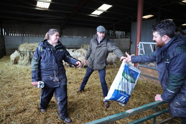 . 15 01 2026. Herefordshire, United Kingdom. Prince William during a visit to Bridge End Farm in Herefordshire, United Kingdom.  xPoolx xi-Imagesx IIM-26507-0001