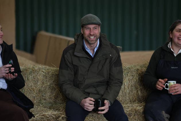 . 15 01 2026. Herefordshire, United Kingdom. Prince William during a visit to Bridge End Farm in Herefordshire, United Kingdom.  xPoolx xi-Imagesx IIM-26507-0004