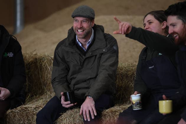 . 15 01 2026. Herefordshire, United Kingdom. Prince William during a visit to Bridge End Farm in Herefordshire, United Kingdom.  xPoolx xi-Imagesx IIM-26507-0005