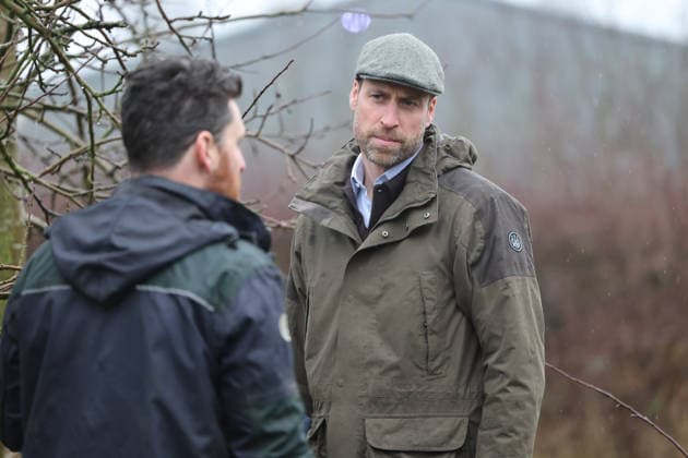 . 15 01 2026. Herefordshire, United Kingdom. Prince William during a visit to Bridge End Farm in Herefordshire, United Kingdom.  xPoolx xi-Imagesx IIM-26507-0018