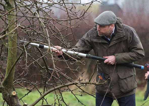 . 15 01 2026. Herefordshire, United Kingdom. Prince William during a visit to Bridge End Farm in Herefordshire, United Kingdom.  xPoolx xi-Imagesx IIM-26507-0021
