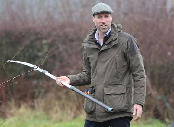 . 15 01 2026. Herefordshire, United Kingdom. Prince William during a visit to Bridge End Farm in Herefordshire, United Kingdom.  xPoolx xi-Imagesx IIM-26507-0025