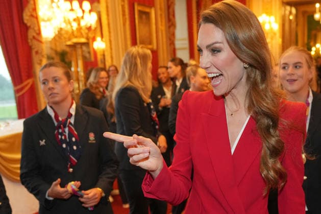 . 15 01 2026. Windsor, United Kingdom. Kate Middleton, the Princess of Wales, at a reception for the England WomenÕs Rugby Team, at Windsor Castle, United Kingdom  xPoolx xi-Imagesx IIM-26509-0011