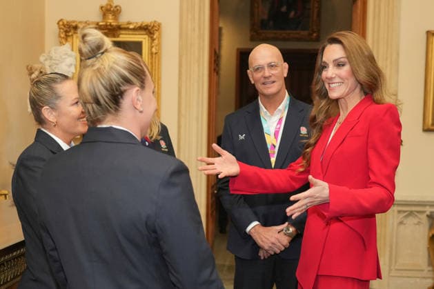 . 15 01 2026. Windsor, United Kingdom. Kate Middleton, the Princess of Wales, at a reception for the England WomenÕs Rugby Team, at Windsor Castle, United Kingdom  xPoolx xi-Imagesx IIM-26509-0020