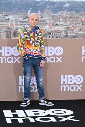 Rome: Hotel De La Ville. HBO Max Italia Photocall. Pictured: Dexter Sol Ansell.  Copyright: xMaurizioxD Avanzox xipa-agency.netx xDxAvanzo Provvisionatox IPA_Agency_IPA70102295