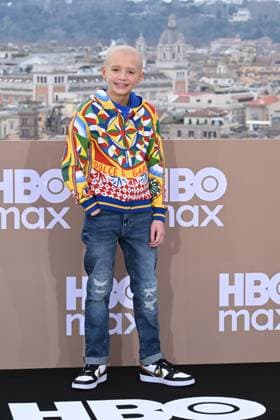 Rome: Hotel De La Ville. HBO Max Italia Photocall. Pictured: Dexter Sol Ansell.  Copyright: xMaurizioxD Avanzox xipa-agency.netx xDxAvanzo Provvisionatox IPA_Agency_IPA70102297