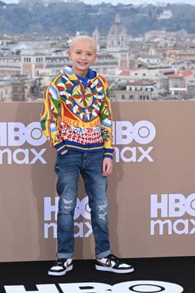 Rome: Hotel De La Ville. HBO Max Italia Photocall. Pictured: Dexter Sol Ansell.  Copyright: xMaurizioxD Avanzox xipa-agency.netx xDxAvanzo Provvisionatox IPA_Agency_IPA70102298