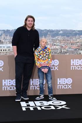 Rome: Hotel De La Ville. HBO Max Italia photocall. Pictured: Peter Claffey, Dexter Sol Ansell  Copyright: xMaurizioxD Avanzox xipa-agency.netx xDxAvanzo Provvisionatox IPA_Agency_IPA70102310