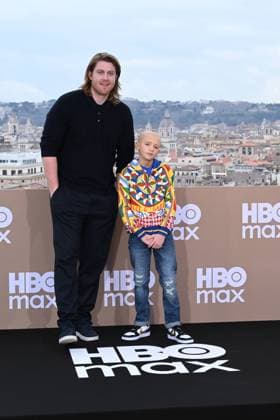 Rome: Hotel De La Ville. HBO Max Italia photocall. Pictured: Peter Claffey, Dexter Sol Ansell  Copyright: xMaurizioxD Avanzox xipa-agency.netx xDxAvanzo Provvisionatox IPA_Agency_IPA70102311