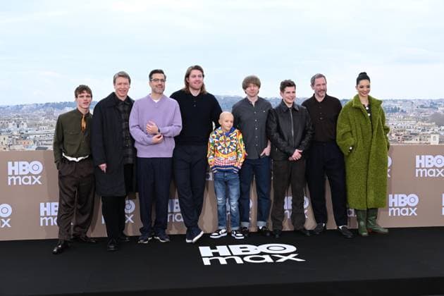 Rome: Hotel De La Ville. HBO Max Italia Photocall. Pictured: Peter Claffey, Dexter Sol Ansell, Ira Parker, Finn Bennett, Daniel Ings, Shaun Thomas, Sam Spruell, Bertie Carvel, Tanzyn Crawford  Copyright: xMaurizioxD Avanzox xipa-agency.netx xDxAvanzo Provvisionatox IPA_Agency_IPA70102327