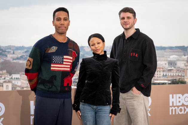January 15, 2026, Rome, Italy: Mickey Down, Myha la Herrold and Konrad Kay attend the HBO Max Italia photocall at Hotel De La Ville in Rome, Italy, on January 15, 2026 Rome Italy - ZUMAs197 20260115_aaa_s197_238 Copyright: xStefanoxCostantinox