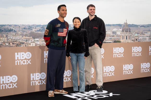 January 15, 2026, Rome, Italy: Mickey Down, Myha la Herrold and Konrad Kay attend the HBO Max Italia photocall at Hotel De La Ville in Rome, Italy, on January 15, 2026 Rome Italy - ZUMAs197 20260115_aaa_s197_251 Copyright: xStefanoxCostantinox