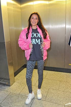 RTL Dschungelcamp 2026 Simone Ballack on the occasion of the departure of the candidates of the RTL program Ich bin ein Star holt mich hier raus to the Jungle Camp 2026 in Australia on 15 01 2026 at Frankfurt Main Airport 20260115MWI098439