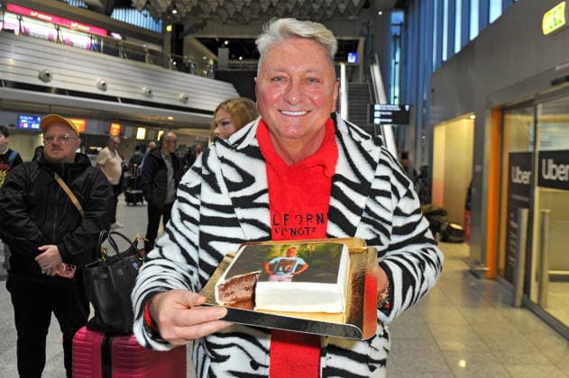 RTL Dschungelcamp 2026 Hubert Fella on the occasion of the departure of the candidates of the RTL program Ich bin ein Star holt mich hier raus to the Jungle Camp 2026 in Australia on 15 01 2026 at Frankfurt Main Airport 20260115MWI098260