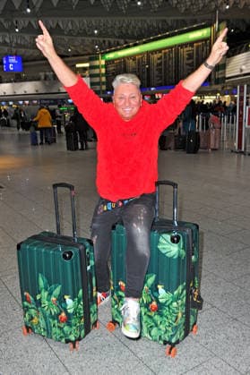 RTL Dschungelcamp 2026 Hubert Fella on the occasion of the departure of the candidates of the RTL program Ich bin ein Star holt mich hier raus to the Jungle Camp 2026 in Australia on 15 01 2026 at Frankfurt Main Airport 20260115MWI098356