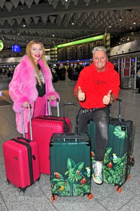 RTL Dschungelcamp 2026 Hubert Fella and Patrick Mast on the occasion of the departure of the candidates of the RTL program Ich bin ein Star holt mich hier raus to the Jungle Camp 2026 in Australia on 15 01 2026 at Frankfurt Main Airport 20260115MWI098366