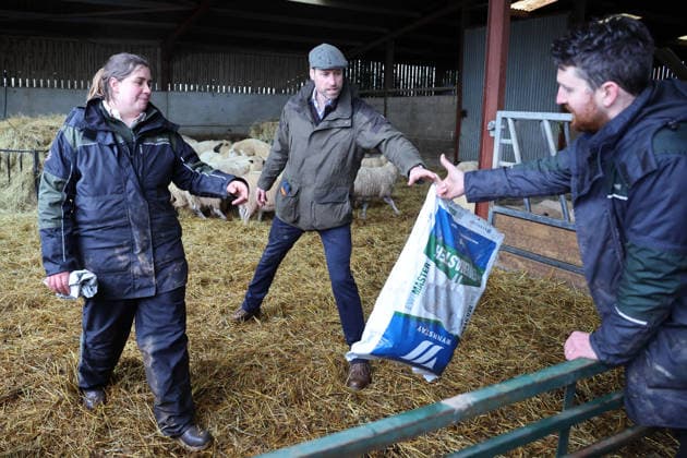 The Prince of Wales visits Bridge End Farm The Prince of Wales visits a family run farm as Patron of We Are Farming Minds a Herefordshire based charity committed to supporting farmers and promoting good mental health among the farming community across the UK, in Much Cowarne, Herefordshire, UK, on the 15th January 2026. Picture by Richard Pohle WPA-Pool Much Cowarne Bridge End Farm Herefordshire United Kingdom  WHA-0807