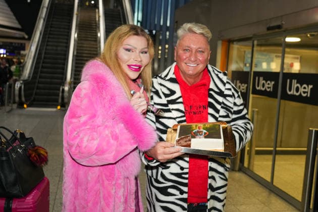 RTL Jungle Camp Frankfurt 2026 Hubert Fella Patrick Mast at the departure for the RTL program Ich bin ein Star Holt mich hier raus Jungle Camp 2026 at Frankfurt Airport Frankfurt Frankfurt Airport Hessen