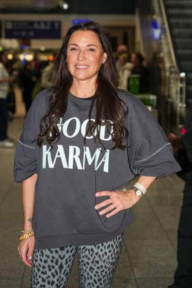 RTL Jungle Camp Frankfurt 2026 Simone Ballack leaving for the RTL show Im a Star Get me out of here Jungle Camp 2026 at Frankfurt Airport Frankfurt Frankfurt Airport Hesse