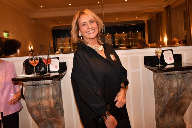 Diana Körner Premiere Wer schießt auf Frau Hummel Comedy at the Hotel Bayerischer Hof Munich January 15, 2026