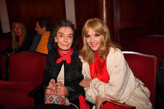 Irene Clarin and Cornelia Corba Premiere Wer schießt auf Frau Hummel Comedy at the Hotel Bayerischer Hof Munich January 15, 2026