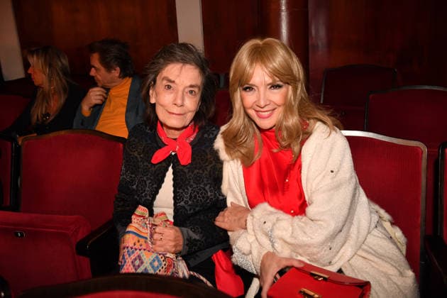 Irene Clarin and Cornelia Corba Premiere Wer schießt auf Frau Hummel Comedy at the Hotel Bayerischer Hof Munich January 15, 2026