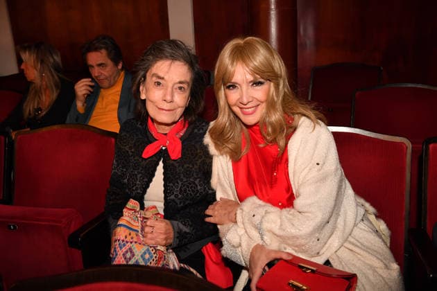 Irene Clarin and Cornelia Corba Premiere Wer schießt auf Frau Hummel Comedy at the Hotel Bayerischer Hof Munich January 15, 2026