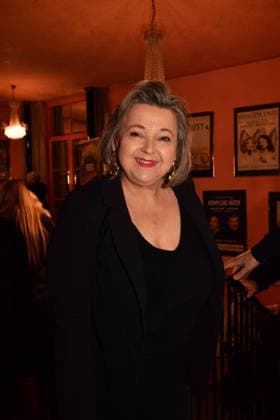 Andrea Wildner Premiere Wer schießt auf Frau Hummel Comedy at the Hotel Bayerischer Hof Munich January 15, 2026