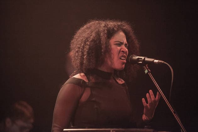 January 15, 2026, Bologna, Emilia Romagna, Italy: Anna Bassy, ??singer of Julie s Haircut, on stage at the Locomotiv in Bologna. They performed in Bologna on Thursday, January 15, 2026, at the Locomotiv Club. The concert was part of the tour to promote their tenth album, Radiance Opposition, which was released at the end of 2025. Bologna Italy - ZUMAs197 20260115_aaa_s197_466 Copyright: xCarloxVerganix