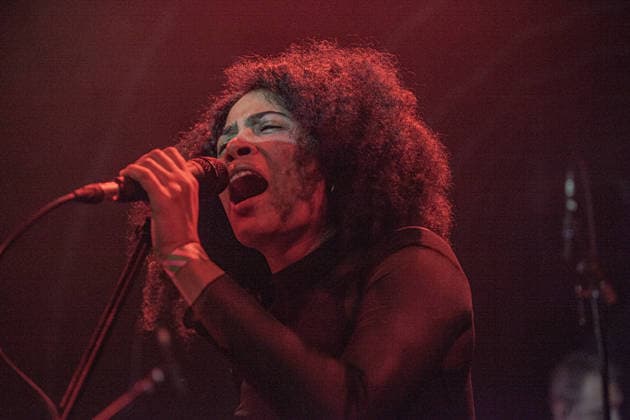 January 15, 2026, Bologna, Emilia Romagna, Italy: Anna Bassy, ??singer of Julie s Haircut, on stage at the Locomotiv in Bologna. They performed in Bologna on Thursday, January 15, 2026, at the Locomotiv Club. The concert was part of the tour to promote their tenth album, Radiance Opposition, which was released at the end of 2025. Bologna Italy - ZUMAs197 20260115_aaa_s197_471 Copyright: xCarloxVerganix