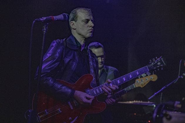 January 15, 2026, Bologna, Emilia Romagna, Italy: Nicola Caleffi, guitarist and vocalist of Julie s Haircut, on stage at the Locomotiv in Bologna. They performed in Bologna on Thursday, January 15, 2026, at the Locomotiv Club. The concert was part of the tour to promote their tenth album, Radiance Opposition, which was released at the end of 2025. Bologna Italy - ZUMAs197 20260115_aaa_s197_499 Copyright: xCarloxVerganix