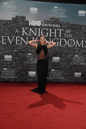 Rome, Cinema The Space Moderno Premiere Hbo A Knight Of The Seven Kingdoms , In the photo: Maria Esposito  Copyright: xVincenzoxLandix xipa-agency.netx xVincenzoxLandix IPA_Agency_IPA70118296