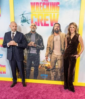 January 15, 2026, Bronx, New York, USA: Jeff Fierson and Lynn Harris attend special screening of The Wrecking Crew at Regal Times Square in New York, NY on January 15, 2026 Bronx USA - ZUMAr339 20260115_znp_r339_043 Copyright: xLevxRadinx