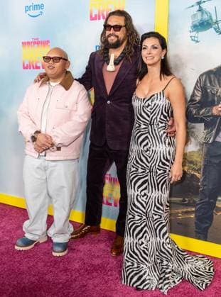 January 15, 2026, Bronx, New York, USA: Jacob Batalon, Jason Momoa and Morena Baccarin attend special screening of The Wrecking Crew at Regal Times Square in New York, NY on January 15, 2026 Bronx USA - ZUMAr339 20260115_znp_r339_052 Copyright: xLevxRadinx