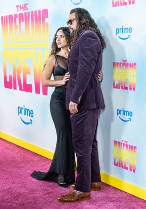January 15, 2026, Bronx, New York, USA: Adria Arjona Torres and Jason Momoa attend special screening of The Wrecking Crew at Regal Times Square in New York, NY on January 15, 2026 Bronx USA - ZUMAr339 20260115_znp_r339_066 Copyright: xLevxRadinx