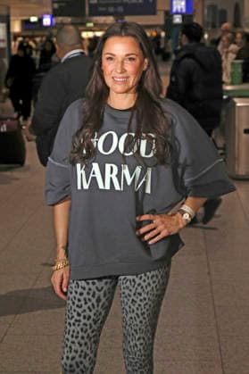 Simone Ballack at the departure of the jungle camp candidates of the RTL reality TV show Ich bin ein Star holt mich hier raus to Australia at Frankfurt am Main Airport Frankfurt, 15 01 2026 Foto:xAgenturxWehnertx xGränzdörferx xFuturexImagex dschungelcamp_6126