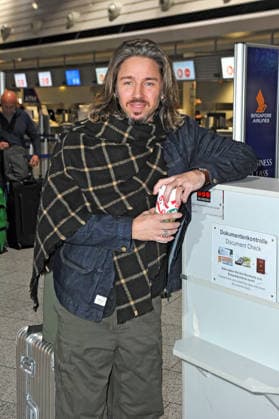 RTL Jungle Camp 2026 Gil Ofarim on the occasion of the departure of the candidates of the RTL program Ich bin ein Star holt mich hier raus to the Jungle Camp 2026 in Australia on 16 01 2026 at Frankfurt Main Airport 20260116MWI098984
