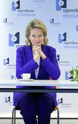 Queen Mathilde Visits Hasselt 16 01 2026 HASSELT, BELGIUM - JANUARY 16 : Queen Mathilde of Belgium pictured visiting Hasselt in connection with the issue of domestic violence on January 16, 2026 in Hasselt, Belgium, 16 01 2026 Hasselt Belgium  Copyright: xPhilipxReynaersx