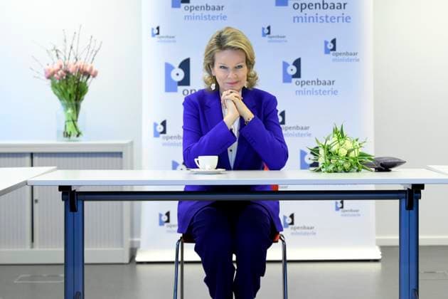 Queen Mathilde Visits Hasselt 16 01 2026 HASSELT, BELGIUM - JANUARY 16 : Queen Mathilde of Belgium pictured visiting Hasselt in connection with the issue of domestic violence on January 16, 2026 in Hasselt, Belgium, 16 01 2026 Hasselt Belgium  Copyright: xPhilipxReynaersx