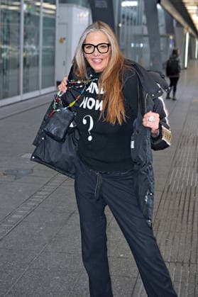 RTL Dschungelcamp 2026 Nicole Belstler Boettcher on the occasion of the departure of the candidates of the RTL program Ich bin ein Star holt mich hier raus to the Jungle Camp 2026 in Australia on 16 01 2026 at Frankfurt Main Airport 20260116MWI099064