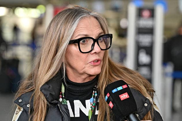 RTL Dschungelcamp 2026 Nicole Belstler Boettcher on the occasion of the departure of the candidates of the RTL program Ich bin ein Star holt mich hier raus to the Jungle Camp 2026 in Australia on 16 01 2026 at Frankfurt Main Airport 20260116MWI099523