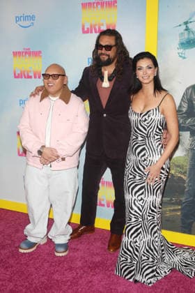 THE WRECKING CREW Screening New York Special Screening of Amazon MGM Studios™ THE WRECKING CREW Held at Regal Times Square Featuring: Jacob Batalon, Jason Momoa, Morena Baccarin Where: New York, New York, United States When: 15 Jan 2026 Credit: Udo Salters WENN New York New York United States Copyright: xUdoxSalters WENNx wenn40888050 DS7x wenn40888050